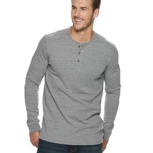 Sonoma Men’s Long Sleeve Grey Thermal